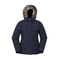 Navy - Front - Mountain Warehouse Womens-Ladies Comfort Padded Jacket