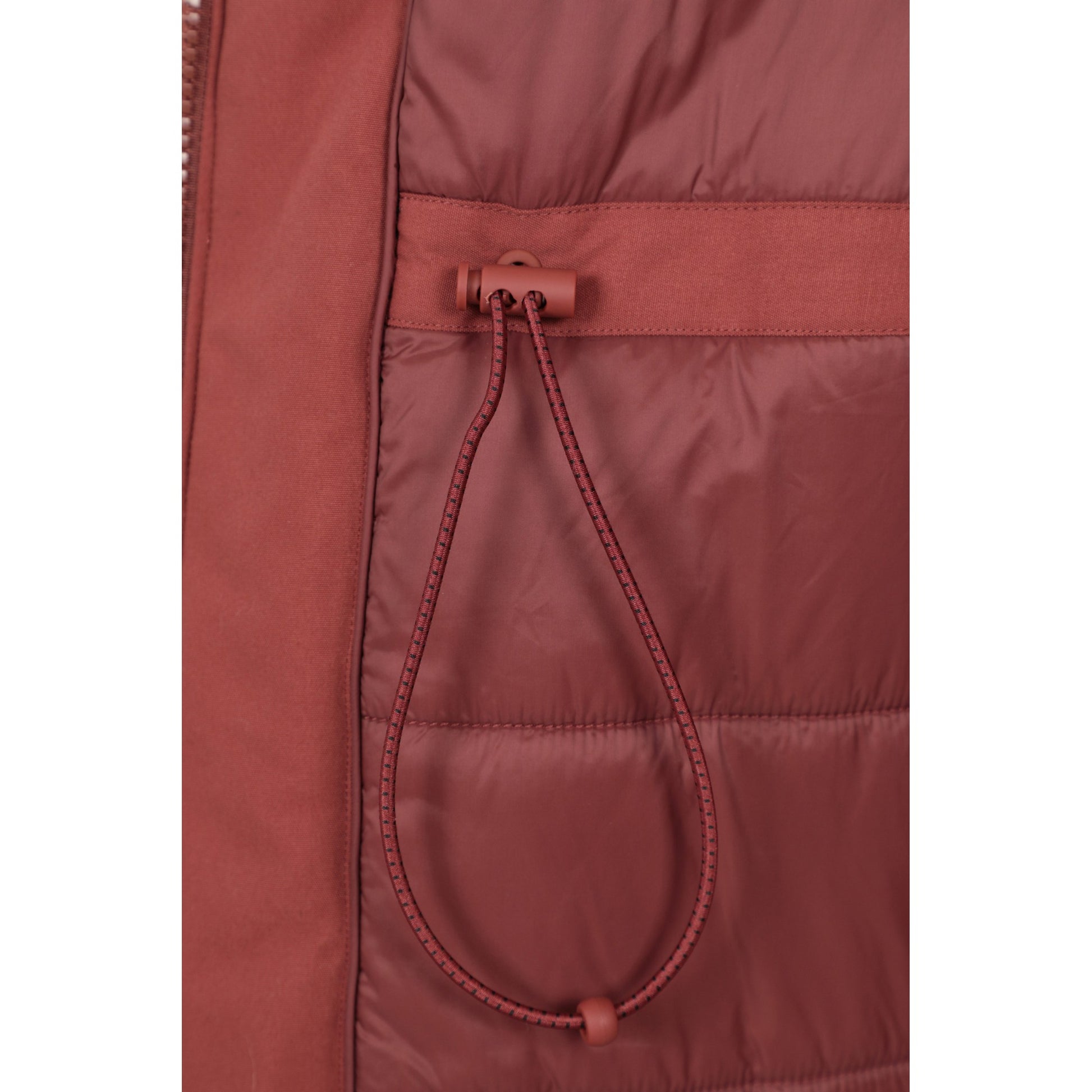 Rust - Pack Shot - Mountain Warehouse Womens-Ladies Maple Waterproof Padded Jacket