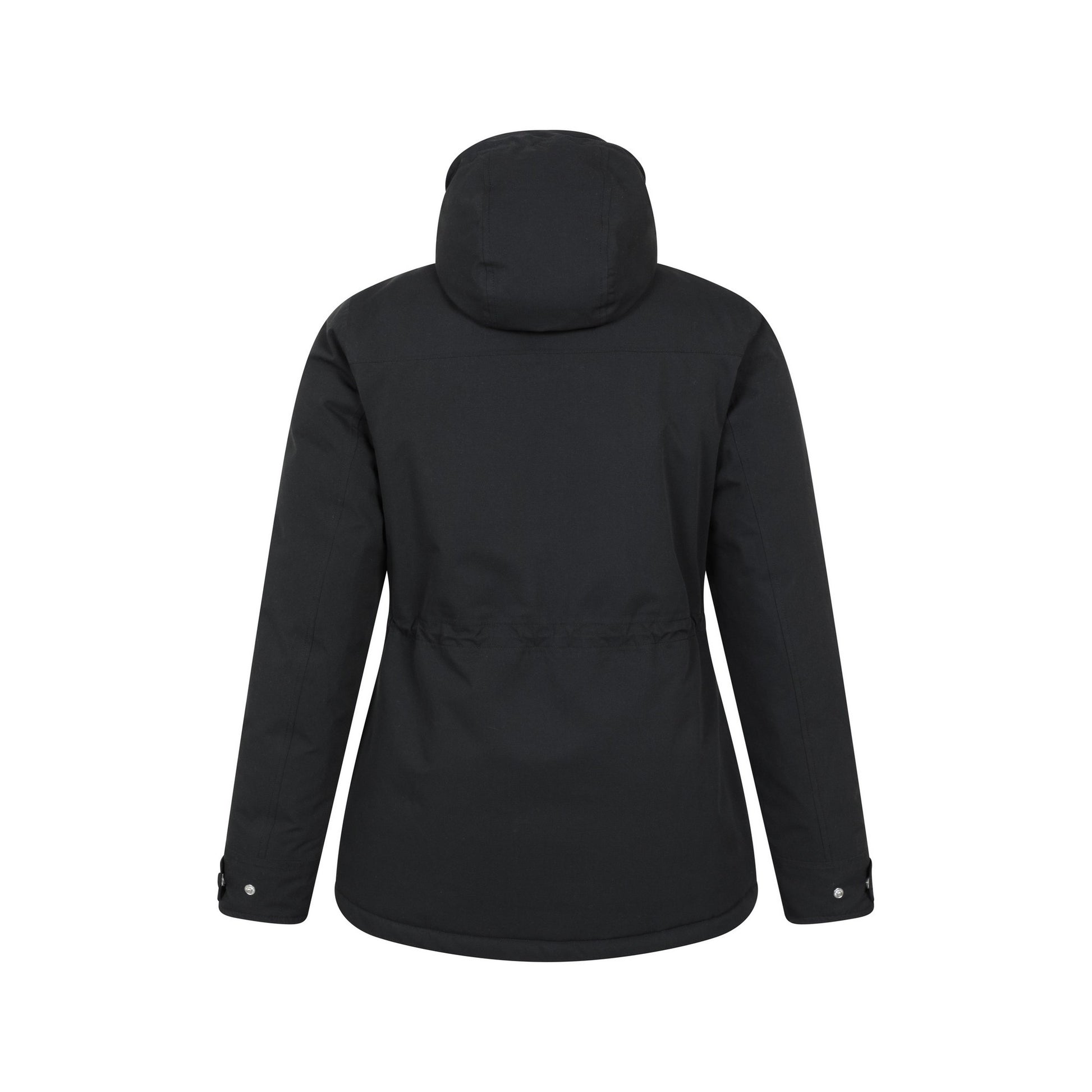 Black - Back - Mountain Warehouse Womens-Ladies Maple Waterproof Padded Jacket