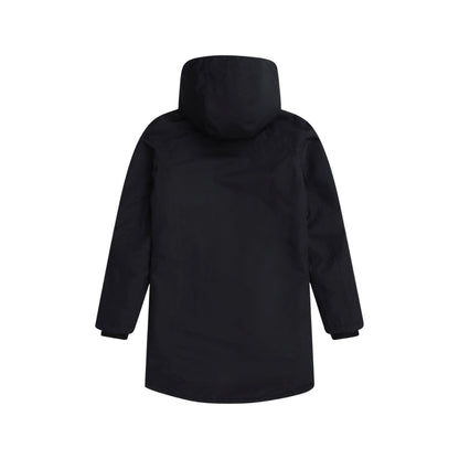 Black - Back - Animal Womens-Ladies Lisbon Waterproof Parka