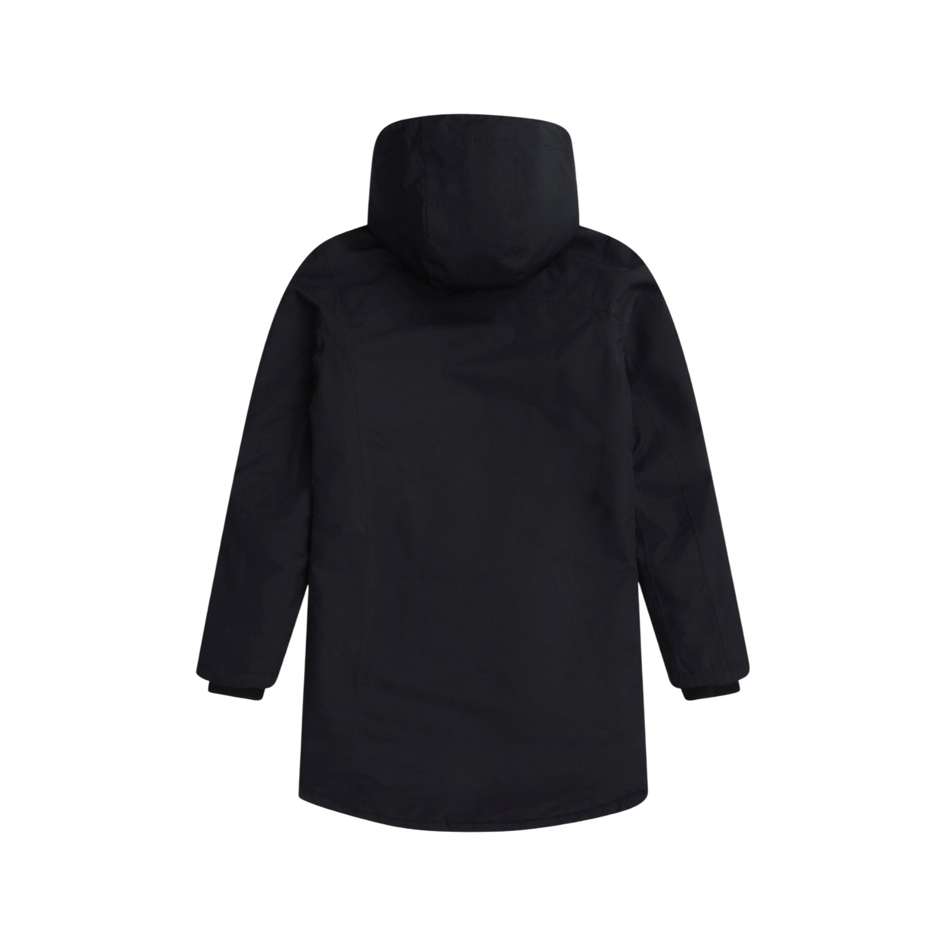 Black - Back - Animal Womens-Ladies Lisbon Waterproof Parka