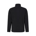 Black - Back - Mountain Warehouse Mens Farland Fleece Lined Half Zip Midlayer