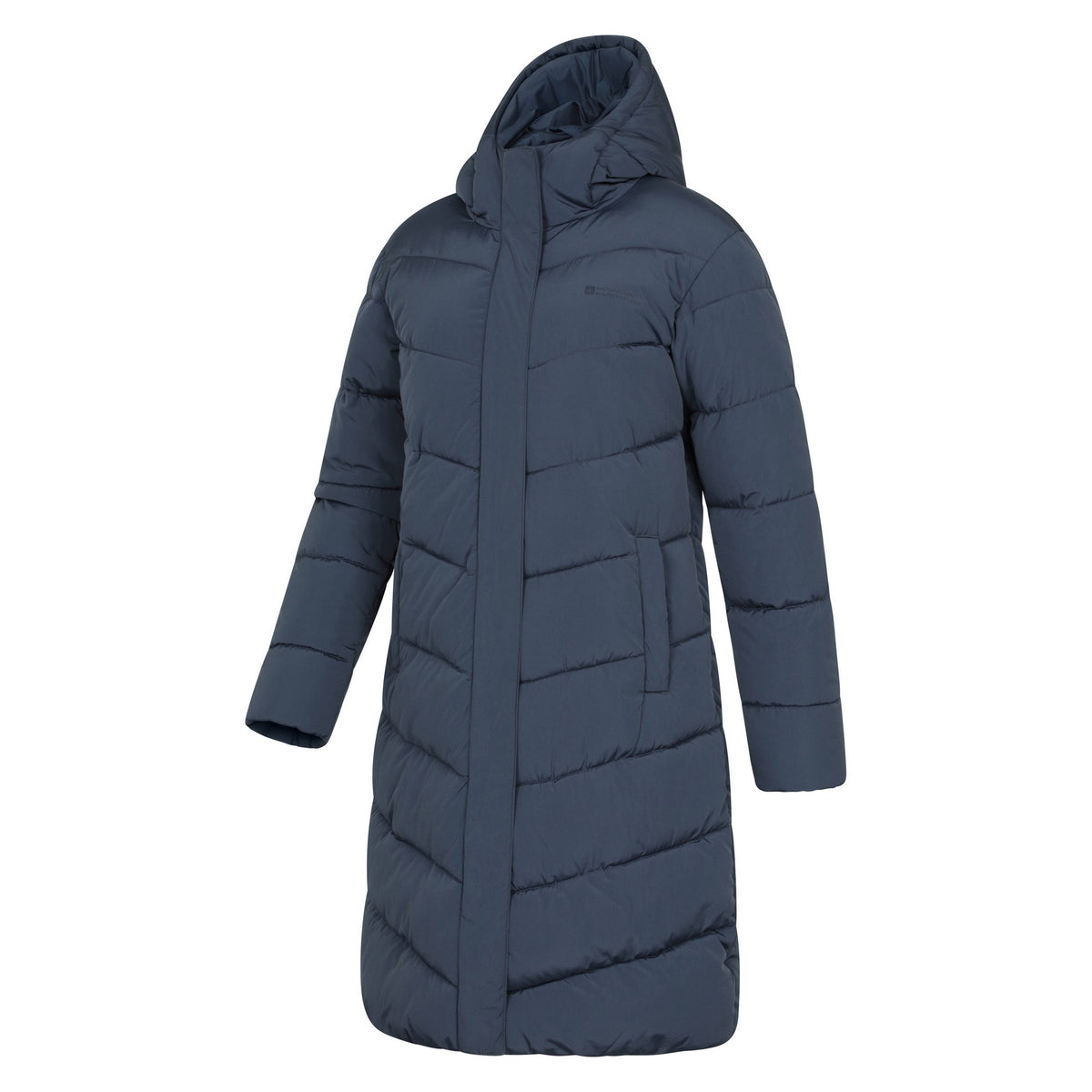 Blue - Side - Mountain Warehouse Womens-Ladies Padded Jacket