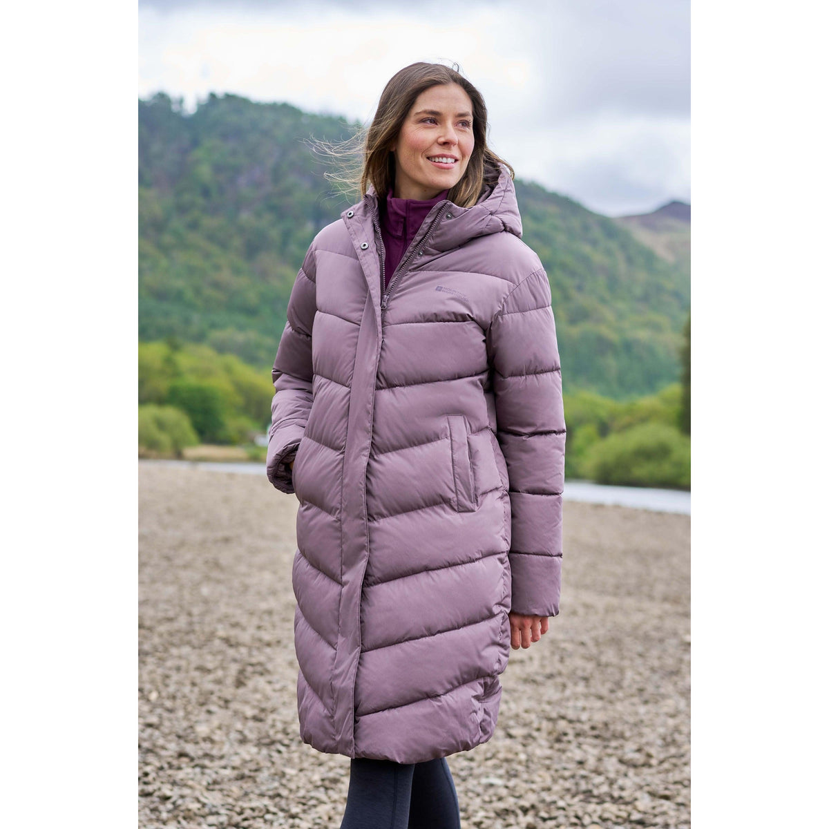 Taupe - Front - Mountain Warehouse Womens-Ladies Padded Jacket