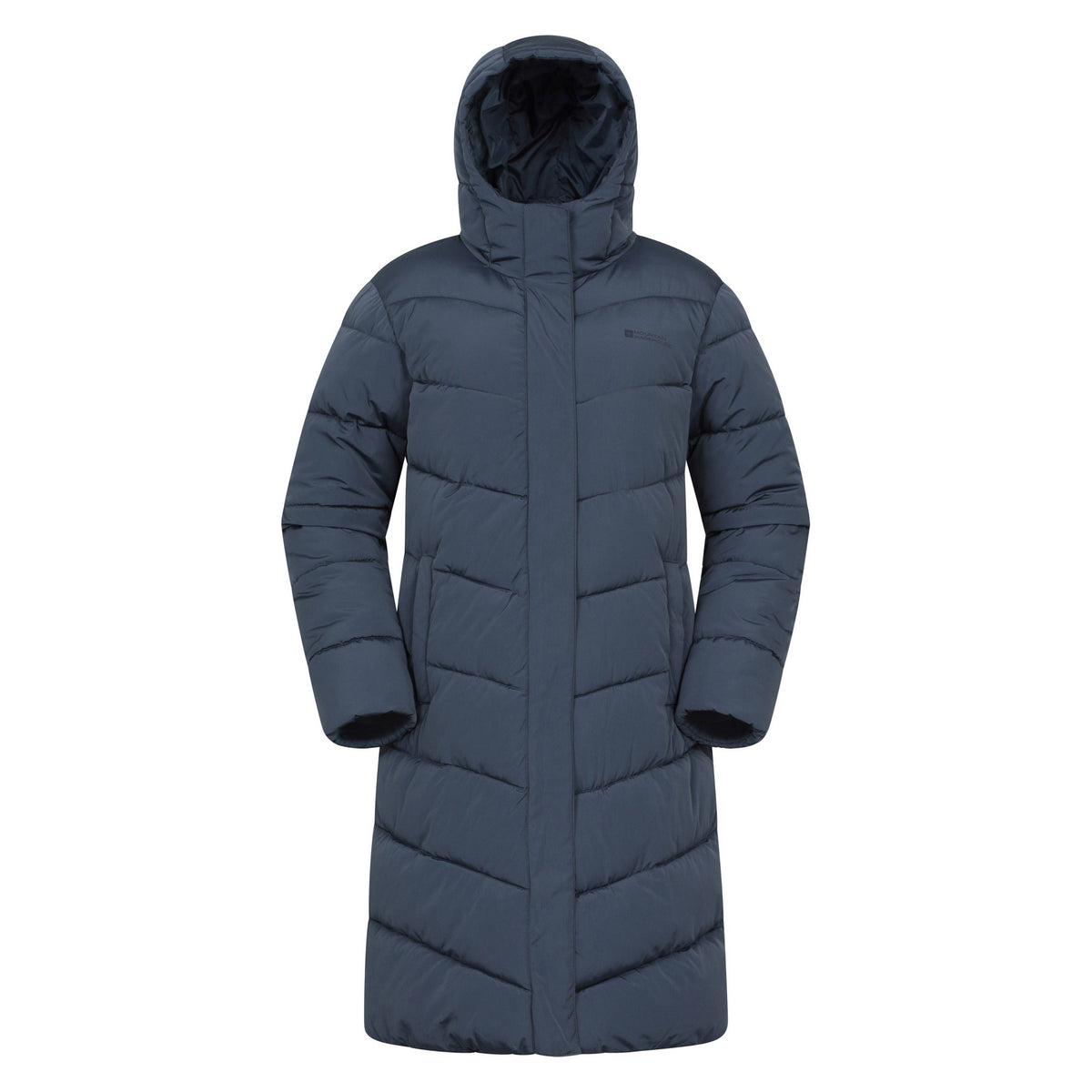Blue - Front - Mountain Warehouse Womens-Ladies Padded Jacket
