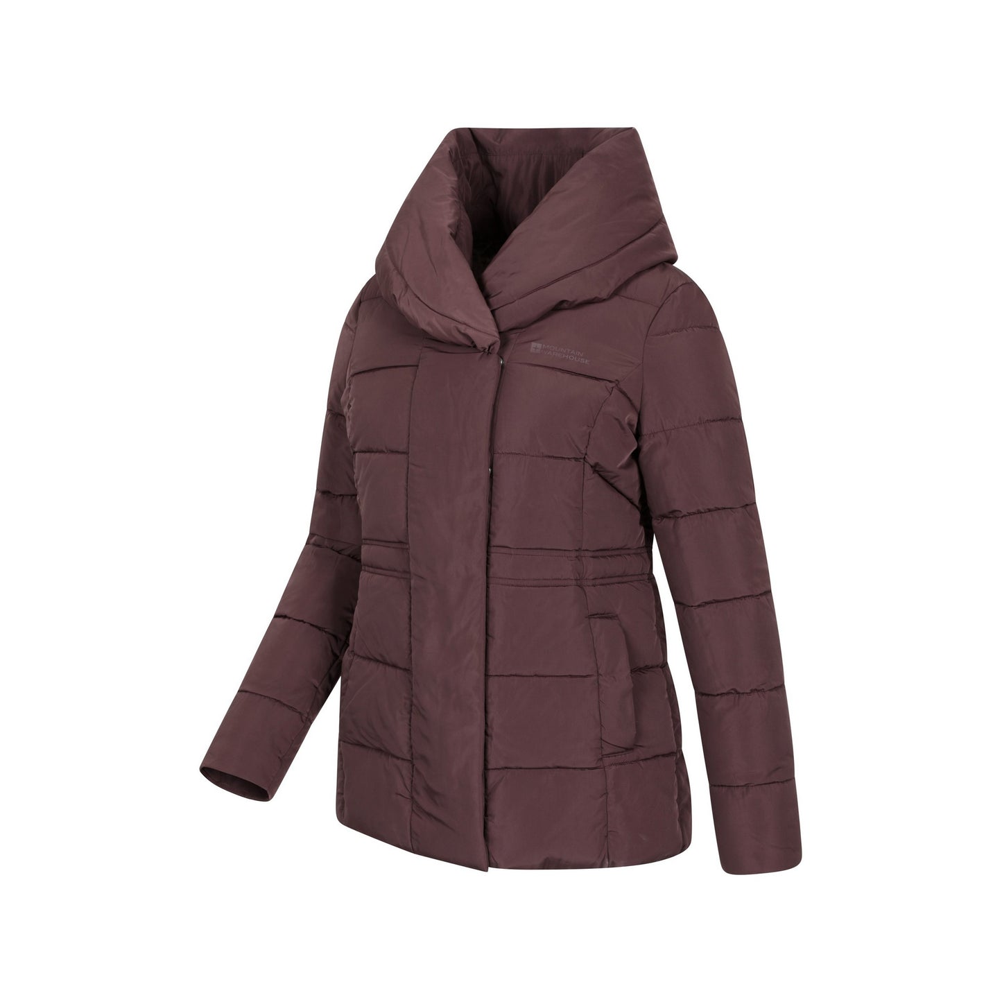 Brown - Side - Mountain Warehouse Mens Olive Padded Jacket