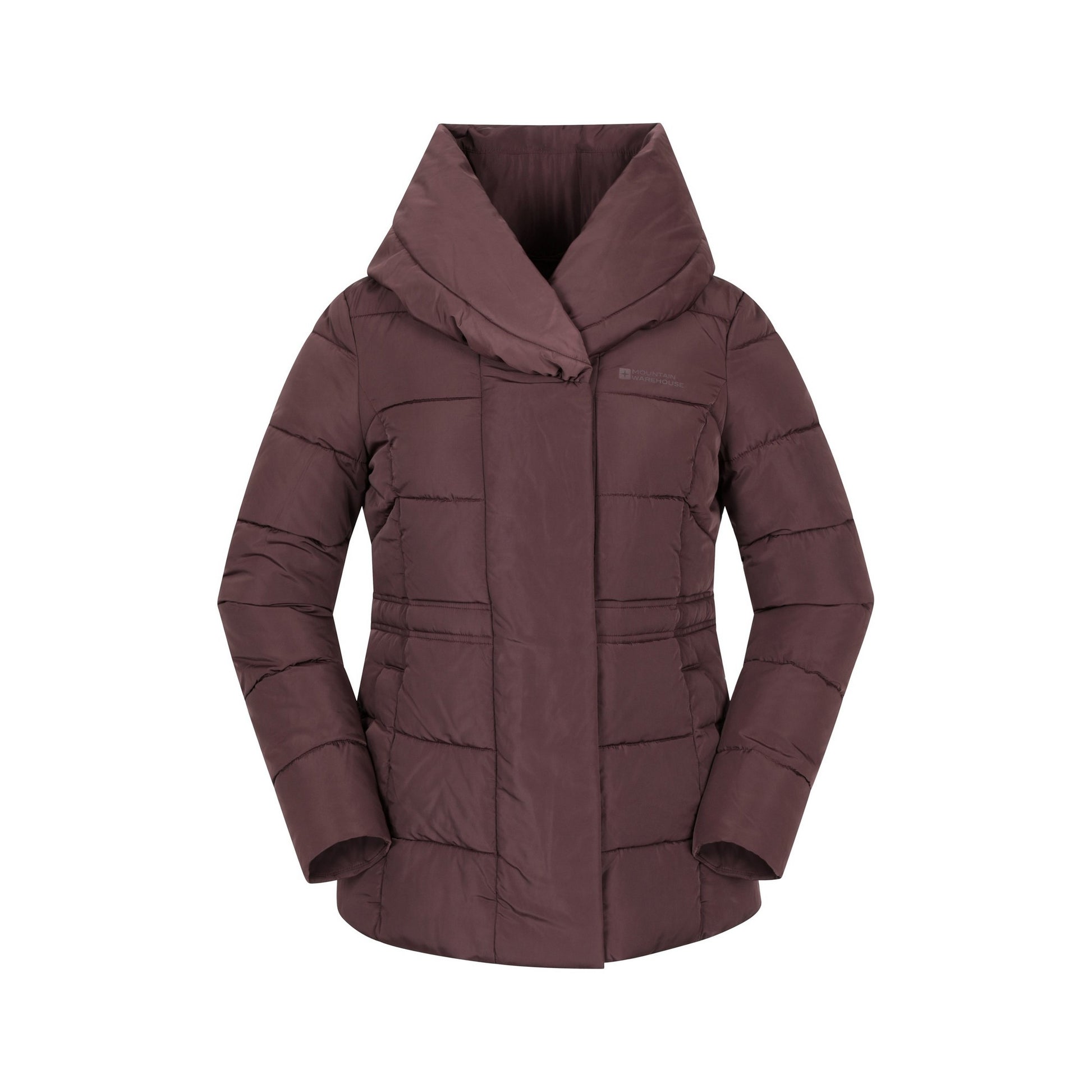 Brown - Front - Mountain Warehouse Mens Olive Padded Jacket