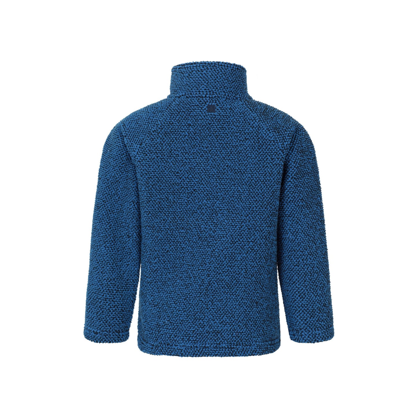 Blue - Back - Mountain Warehouse Childrens-Kids Ash Melange Full Zip Fleece Jacket
