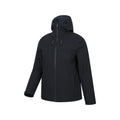Black - Side - Mountain Warehouse Mens Gael Waterproof Jacket