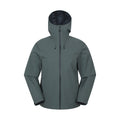 Light Khaki - Front - Mountain Warehouse Mens Gael Waterproof Jacket