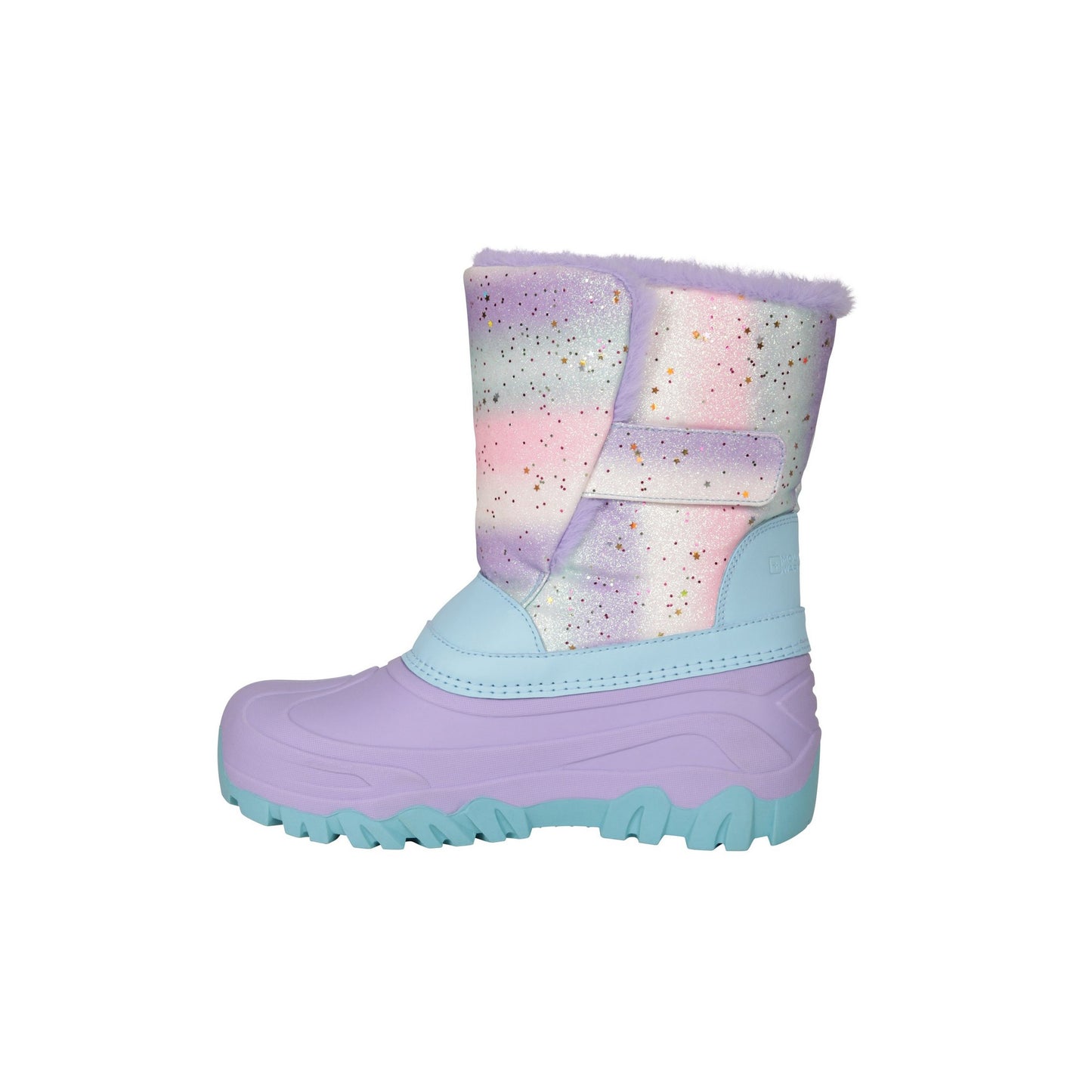 Iridescent - Pack Shot - Mountain Warehouse Childrens-Kids Snowball Snow Boots