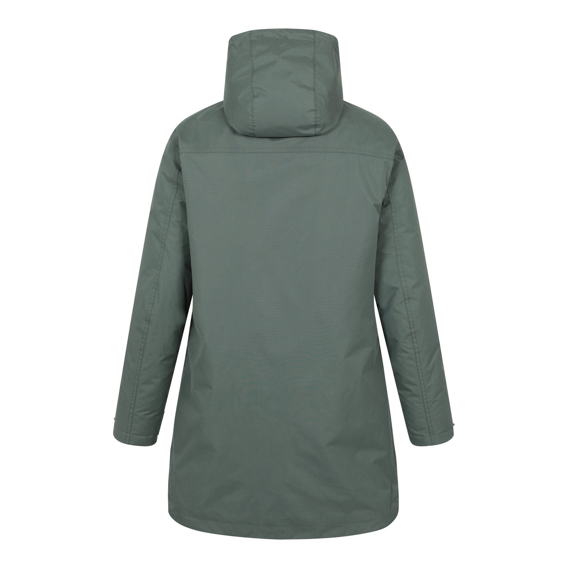 Khaki Green - Back - Mountain Warehouse Womens-Ladies Riviera Padded Waterproof Jacket