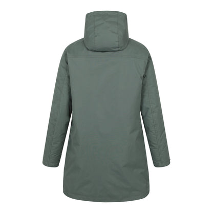 Khaki Green - Back - Mountain Warehouse Womens-Ladies Riviera Padded Waterproof Jacket