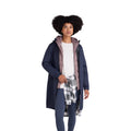 Navy - Lifestyle - Animal Womens-Ladies Longline Waterproof Jacket