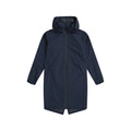 Navy - Front - Animal Womens-Ladies Longline Waterproof Jacket
