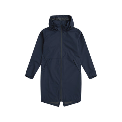 Navy - Front - Animal Womens-Ladies Longline Waterproof Jacket