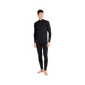 Black - Side - Animal Mens Merino Wool Quarter Zip Midlayer