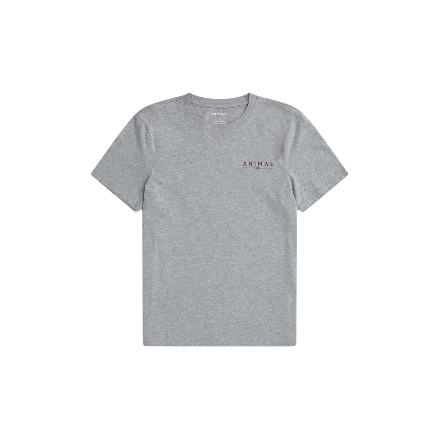 Grey - Back - Animal Mens Driftoff Pyjama Set