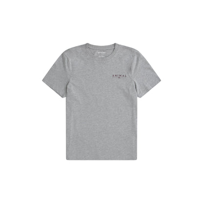 Grey - Back - Animal Mens Driftoff Pyjama Set