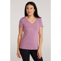 Berry - Front - Mountain Warehouse Womens-Ladies Vitality V Neck T-Shirt
