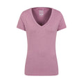 Pink - Front - Mountain Warehouse Womens-Ladies Vitality V Neck T-Shirt