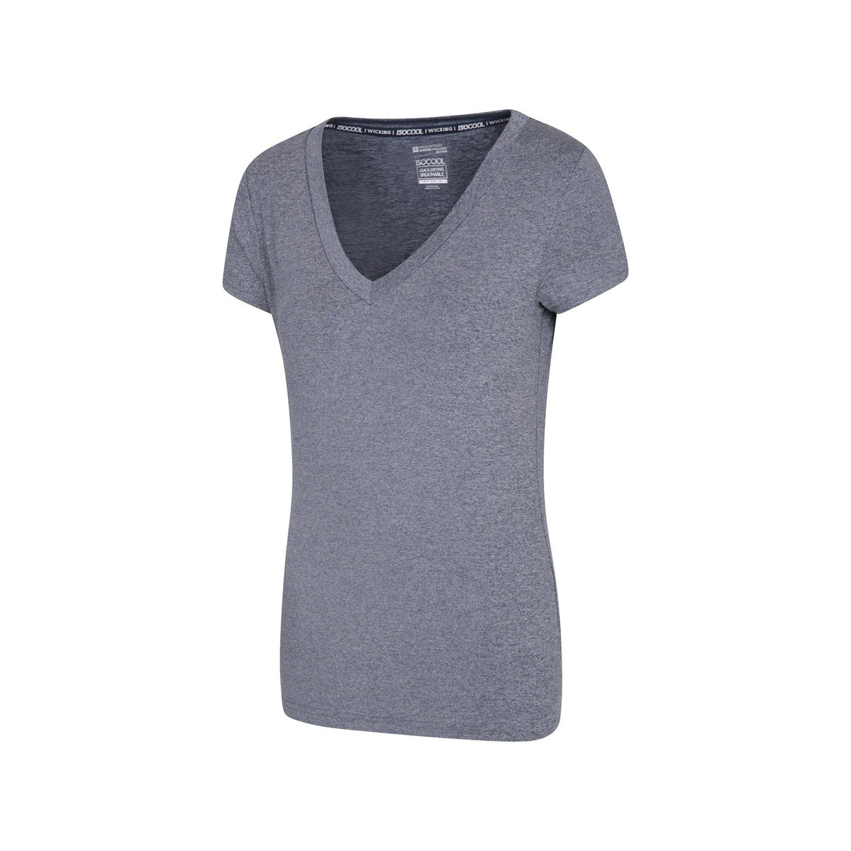 Navy - Lifestyle - Mountain Warehouse Womens-Ladies Vitality V Neck T-Shirt