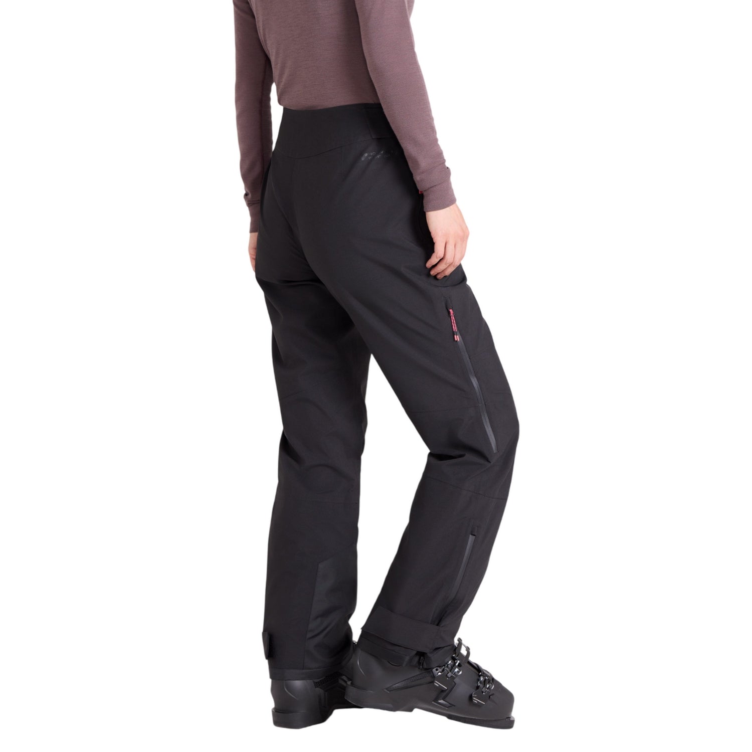 Black - Back - Mountain Warehouse Womens-Ladies Cortina Extreme 3 Layer Ski Trousers