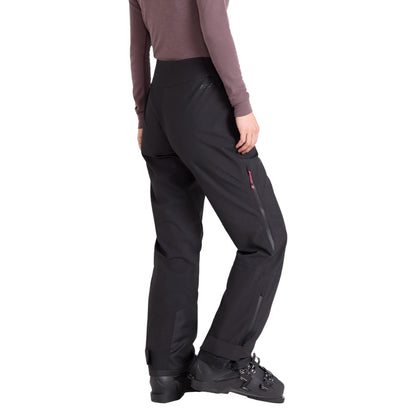 Black - Back - Mountain Warehouse Womens-Ladies Cortina Extreme 3 Layer Ski Trousers