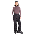 Black - Close up - Mountain Warehouse Womens-Ladies Cortina Extreme 3 Layer Ski Trousers