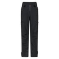 Black - Front - Mountain Warehouse Womens-Ladies Cortina Extreme 3 Layer Ski Trousers