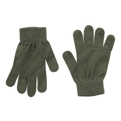 Green - Close up - Mountain Warehouse Childrens-Kids Dragon Faux Fur Lined Hat And Gloves Set