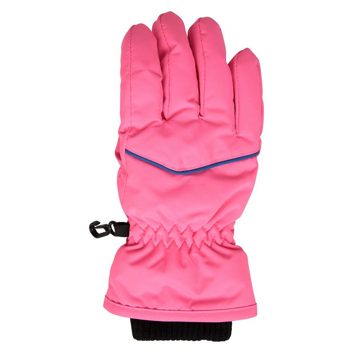 Pink - Side - Mountain Warehouse Childrens-Kids Line Isotherm Hat And Gloves Set