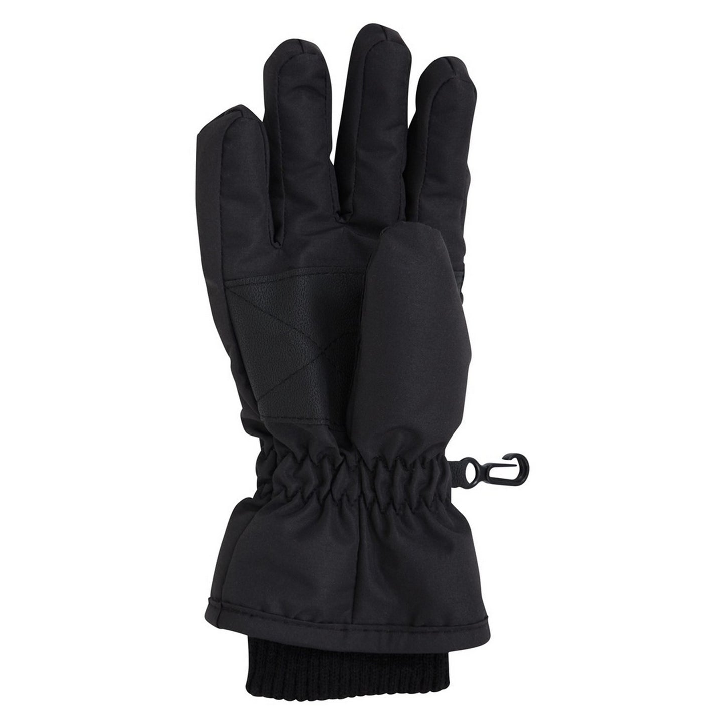 Black - Side - Mountain Warehouse Childrens-Kids Line Isotherm Hat And Gloves Set
