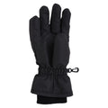 Black - Side - Mountain Warehouse Childrens-Kids Line Isotherm Hat And Gloves Set