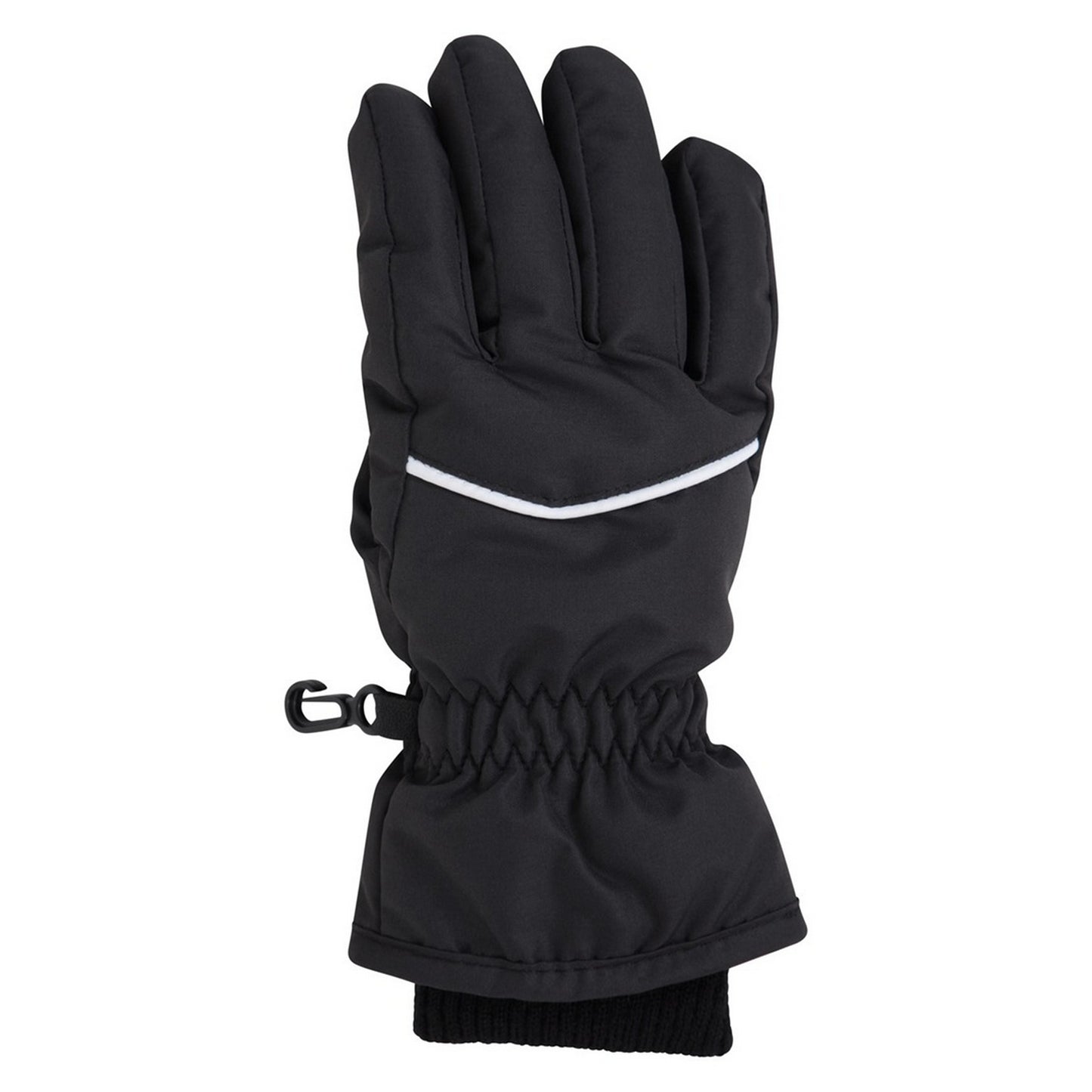 Black - Lifestyle - Mountain Warehouse Childrens-Kids Line Isotherm Hat And Gloves Set