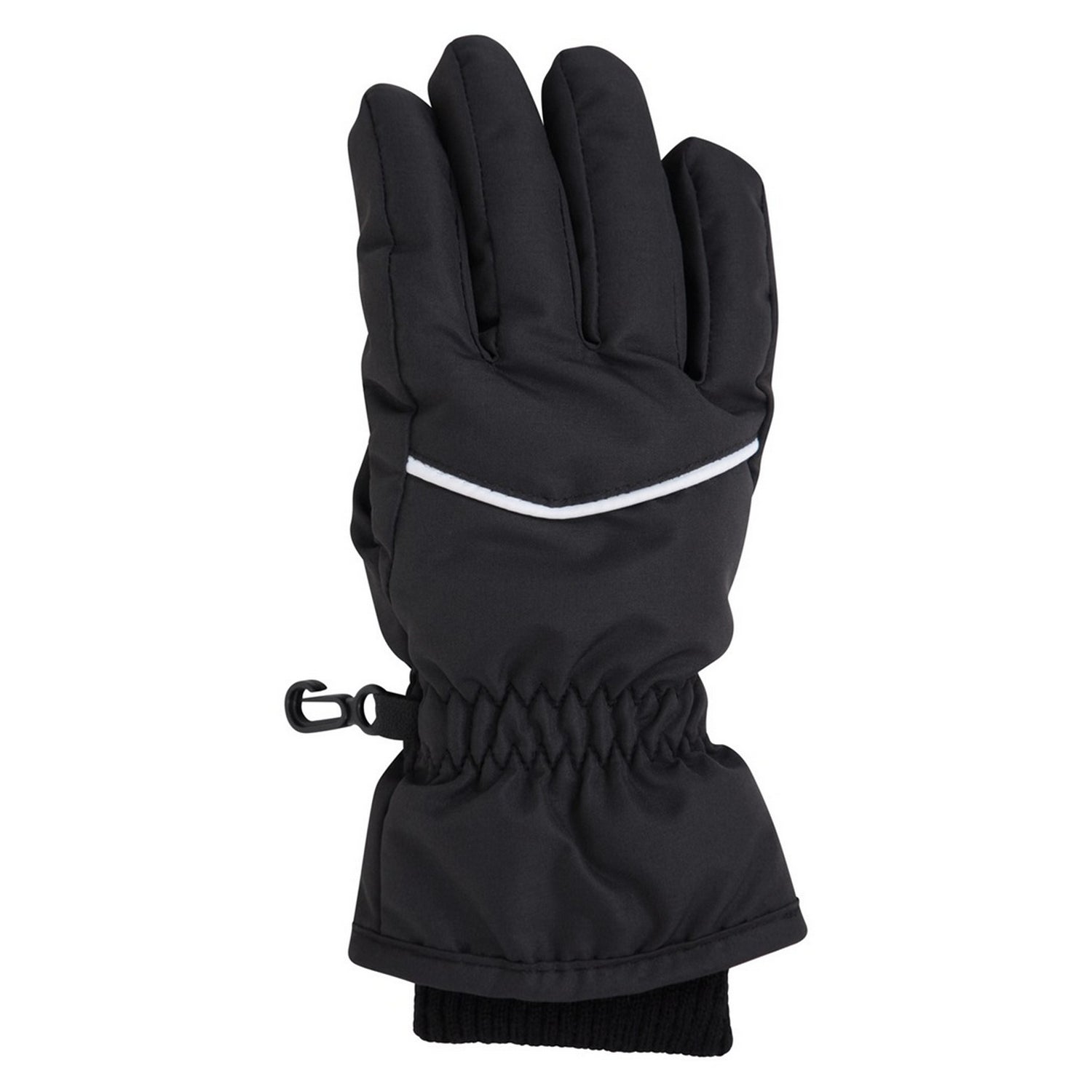 Black - Lifestyle - Mountain Warehouse Childrens-Kids Line Isotherm Hat And Gloves Set