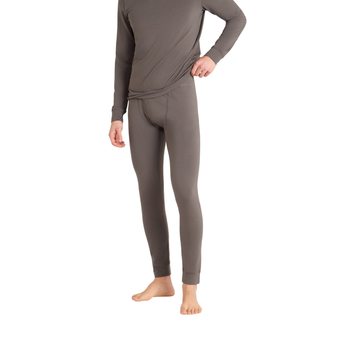 Dark Khaki - Side - Animal Mens Blaze Base Layer Leggings