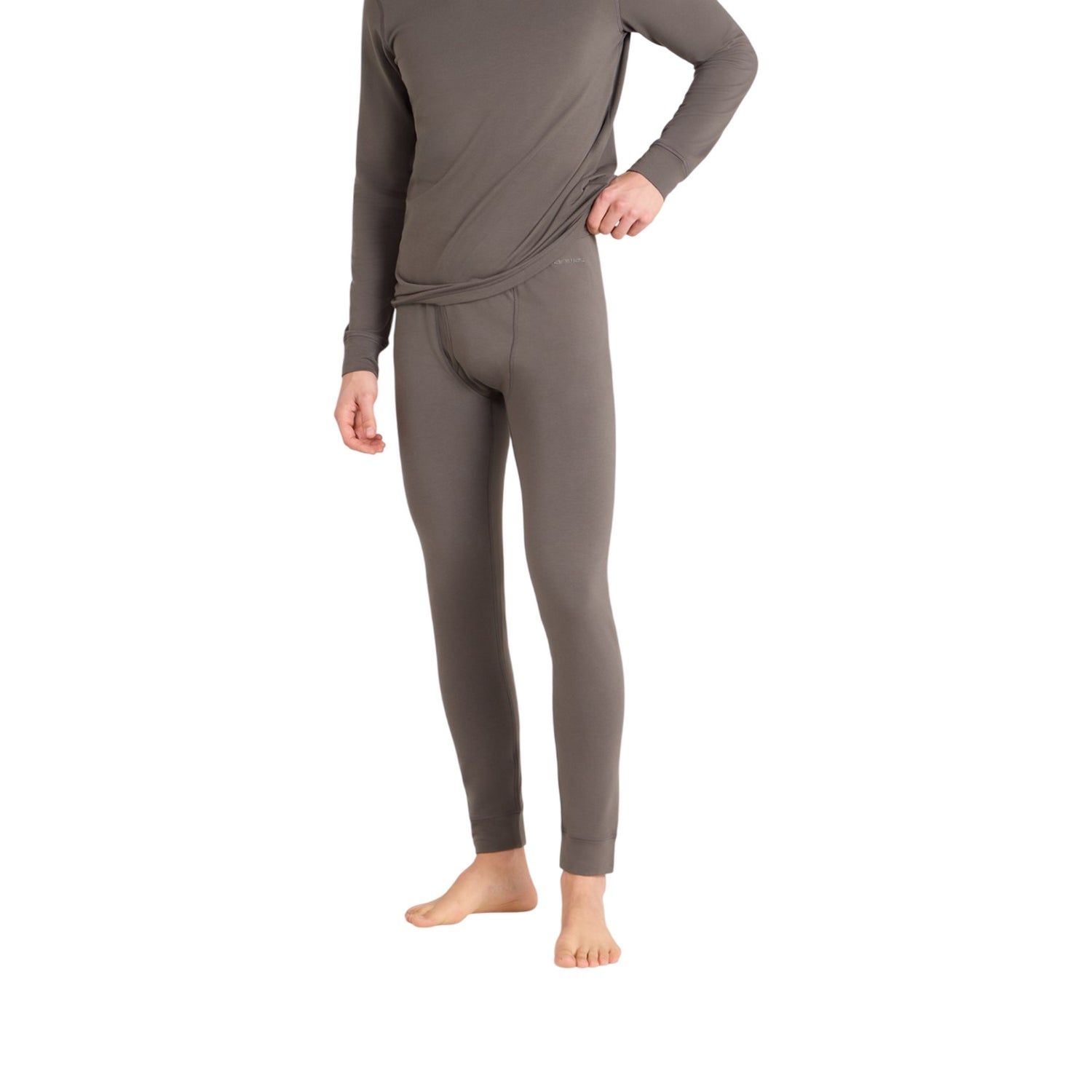 Dark Khaki - Side - Animal Mens Blaze Base Layer Leggings