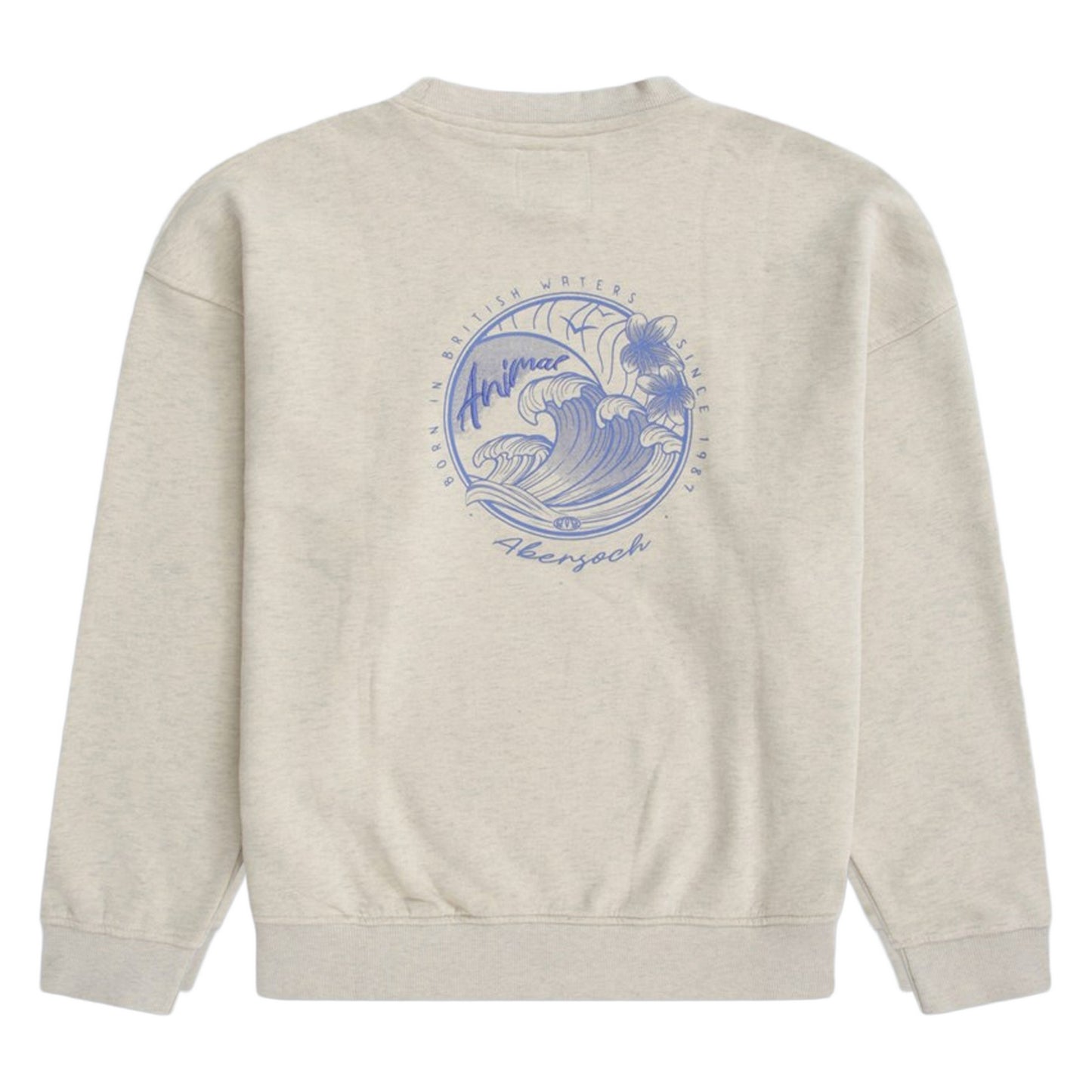 Light Beige - Back - Animal Womens-Ladies Dakota Padstow Sweatshirt