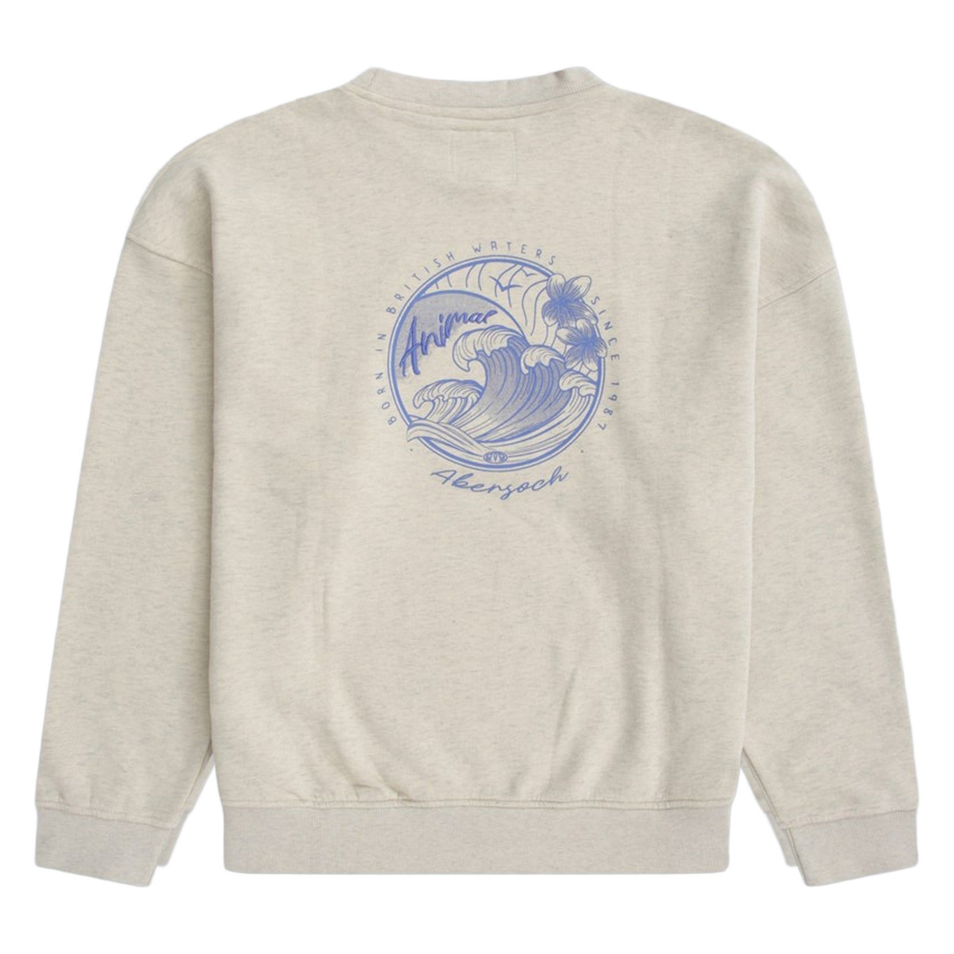 Light Beige - Back - Animal Womens-Ladies Dakota Padstow Sweatshirt