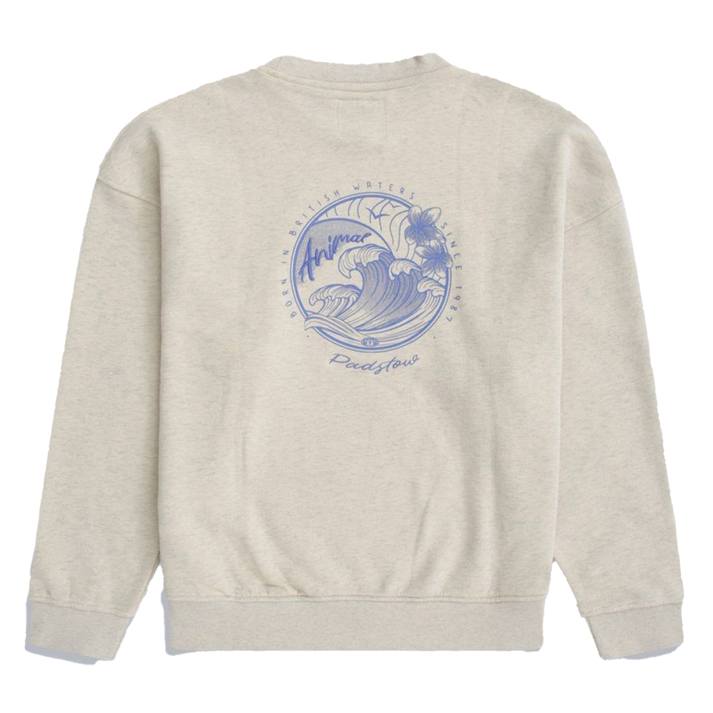 Light Beige - Back - Animal Womens-Ladies Dakota St Ives Sweatshirt