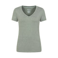 Navy - Front - Mountain Warehouse Womens-Ladies Vitality V Neck T-Shirt