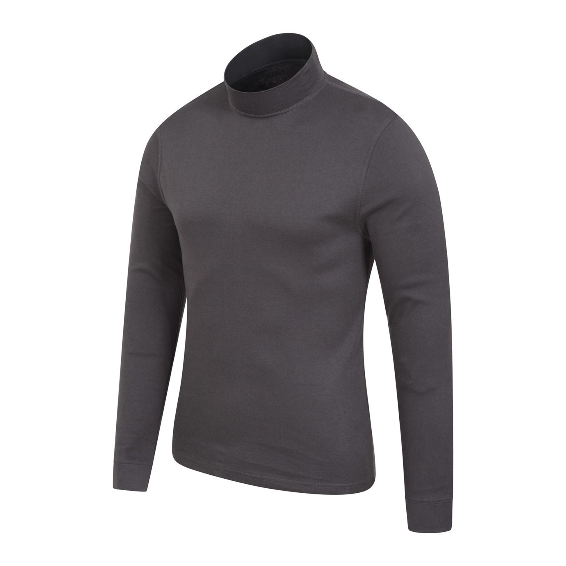 Grey - Lifestyle - Mountain Warehouse Mens Meribel Turtle Neck Base Layer Top