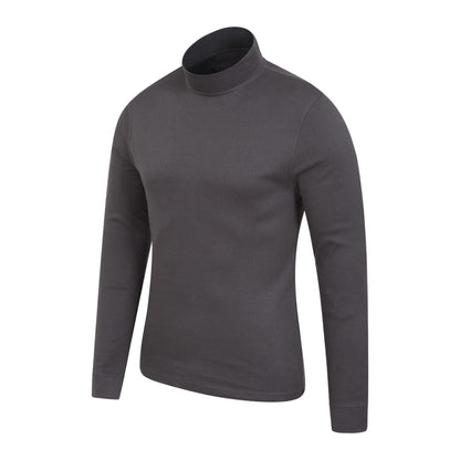 Grey - Lifestyle - Mountain Warehouse Mens Meribel Turtle Neck Base Layer Top