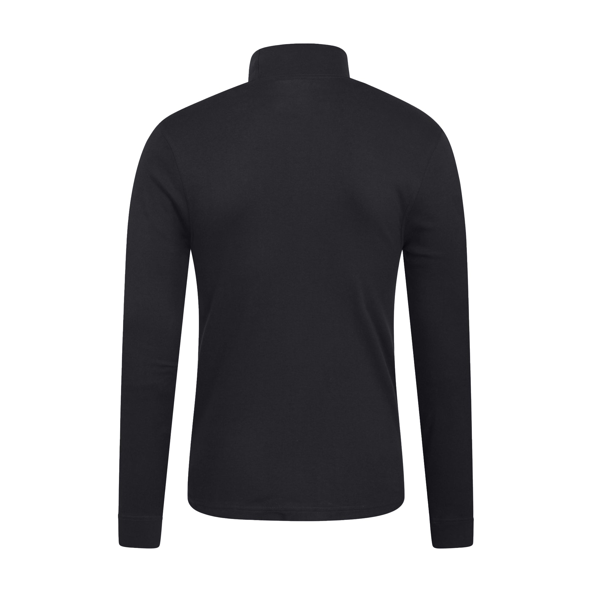 Black - Back - Mountain Warehouse Mens Meribel Turtle Neck Base Layer Top