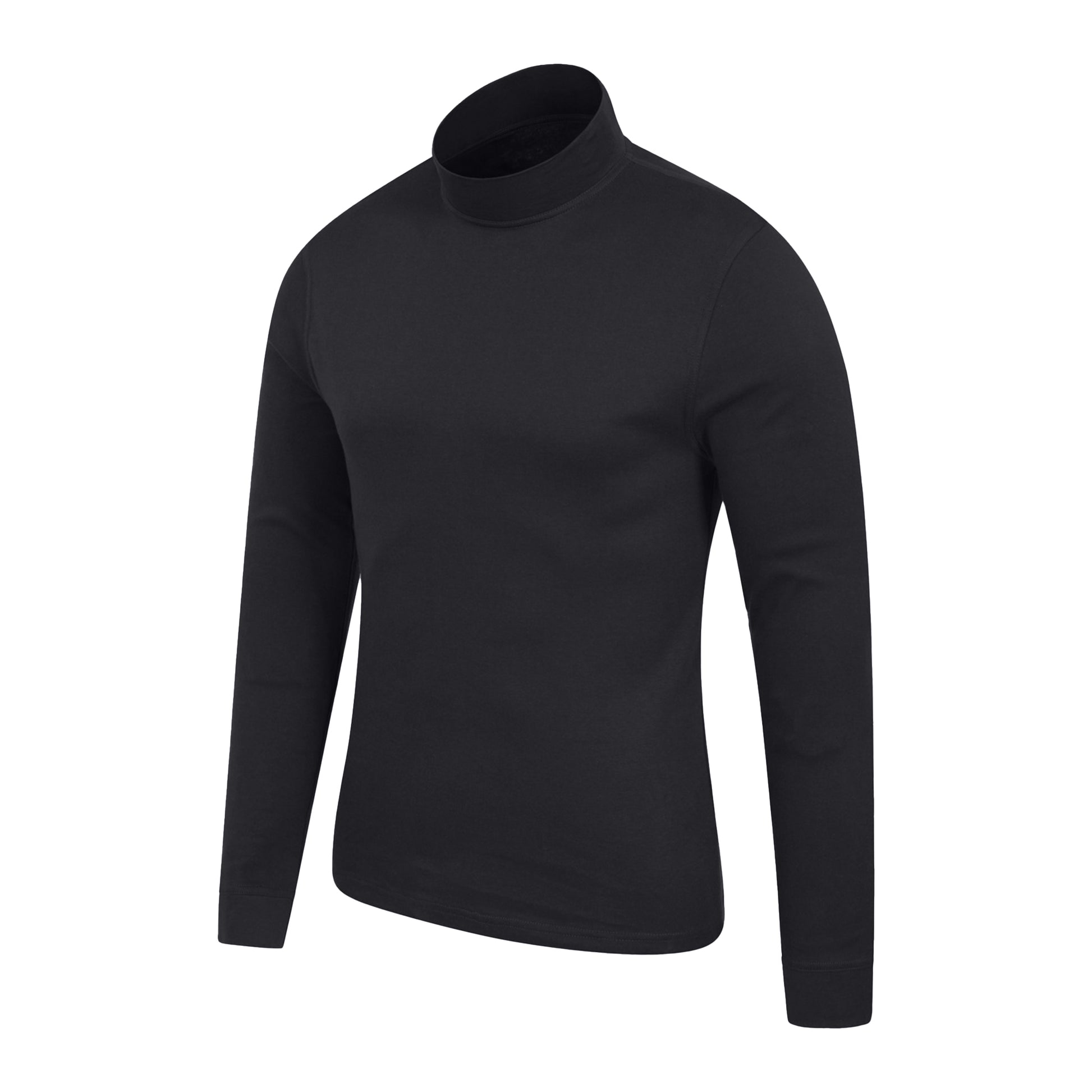Black - Lifestyle - Mountain Warehouse Mens Meribel Turtle Neck Base Layer Top