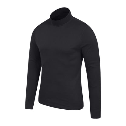 Black - Lifestyle - Mountain Warehouse Mens Meribel Turtle Neck Base Layer Top
