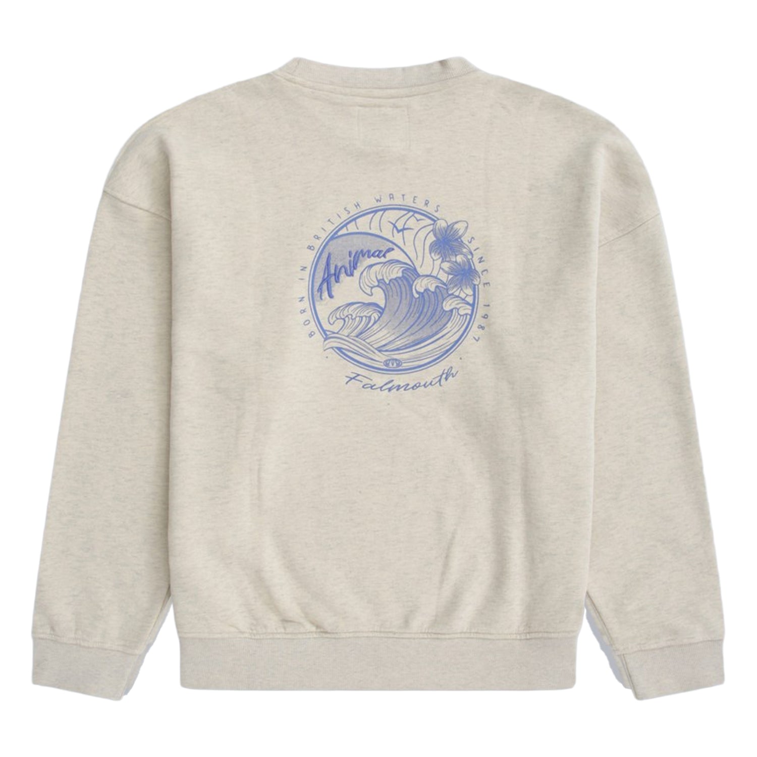 Light Beige - Back - Animal Womens-Ladies Dakota Bude Sweatshirt