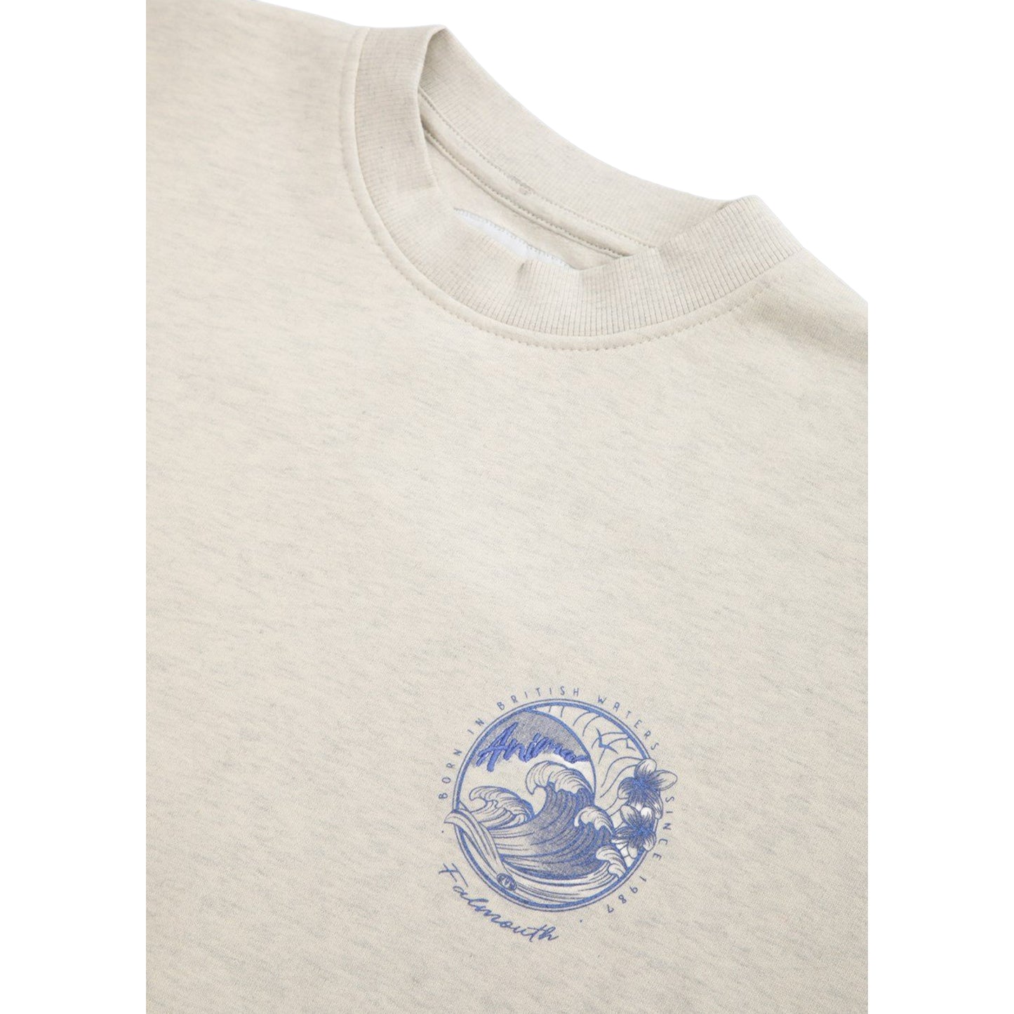 Light Beige - Side - Animal Womens-Ladies Dakota Bude Sweatshirt