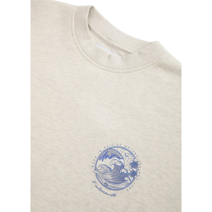 Light Beige - Side - Animal Womens-Ladies Dakota Bude Sweatshirt
